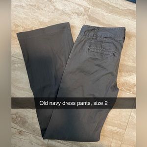 Old Navy grey dress pants. Size 2